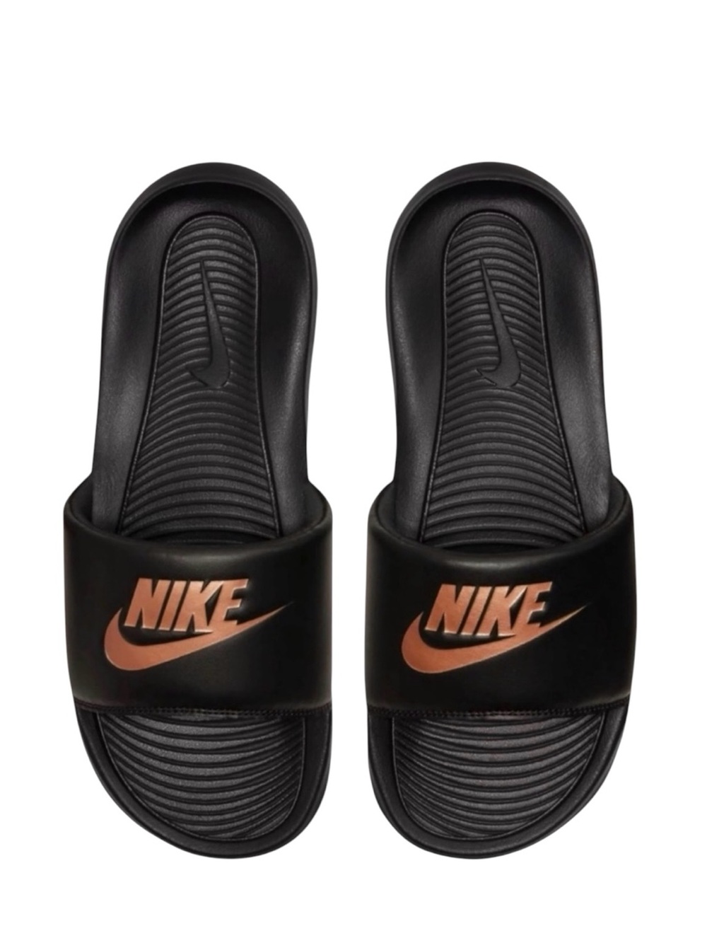 Nike Victori One Slides Black Bronze